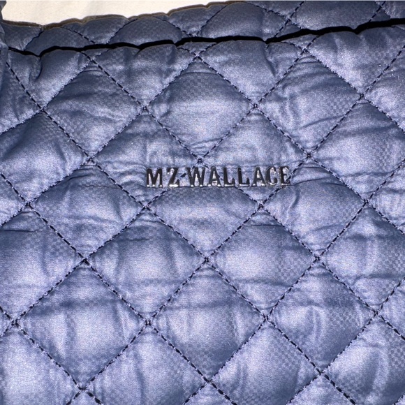 MZ Wallace Dark Blue Quilted Tote - Picture 13 of 14